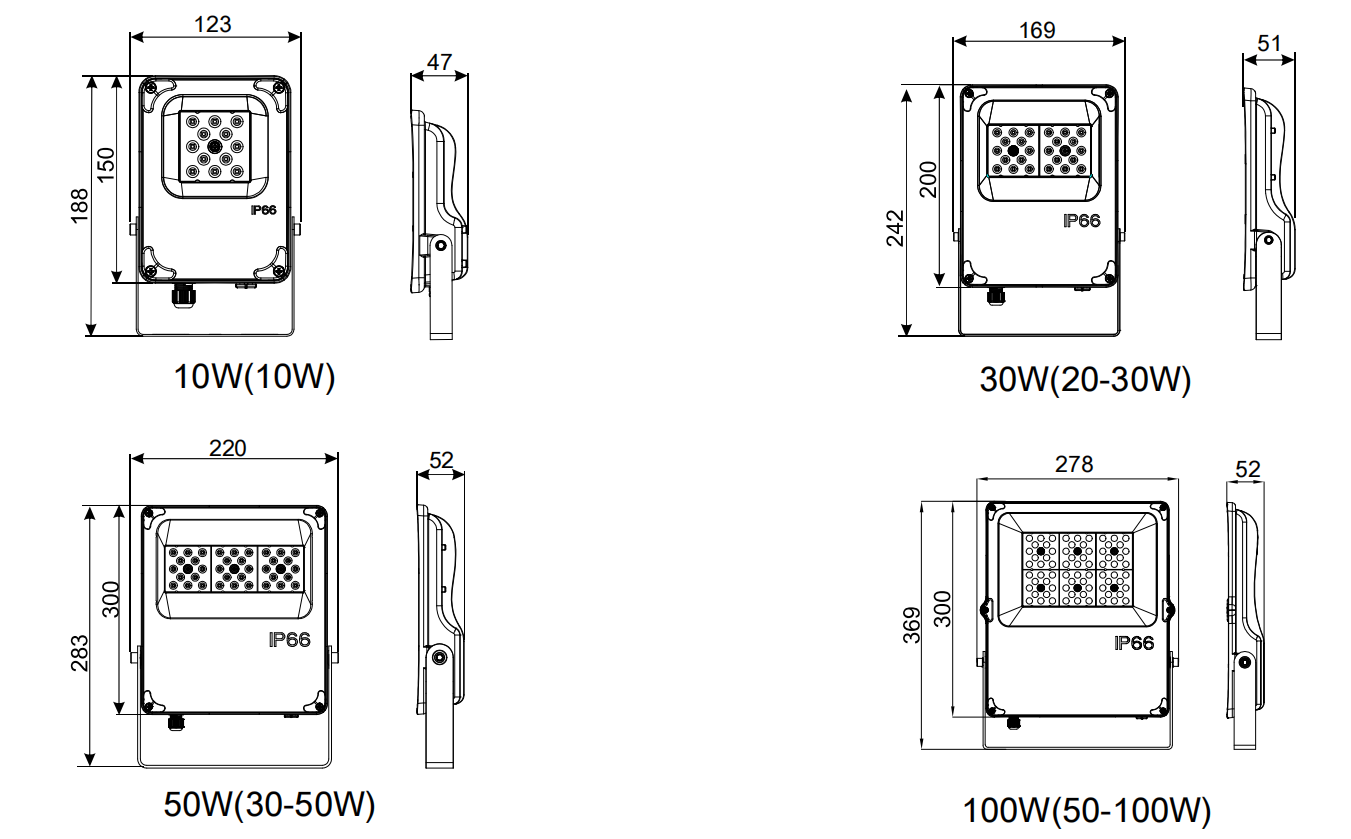 China supplier high brightness factory stadium led flood light5